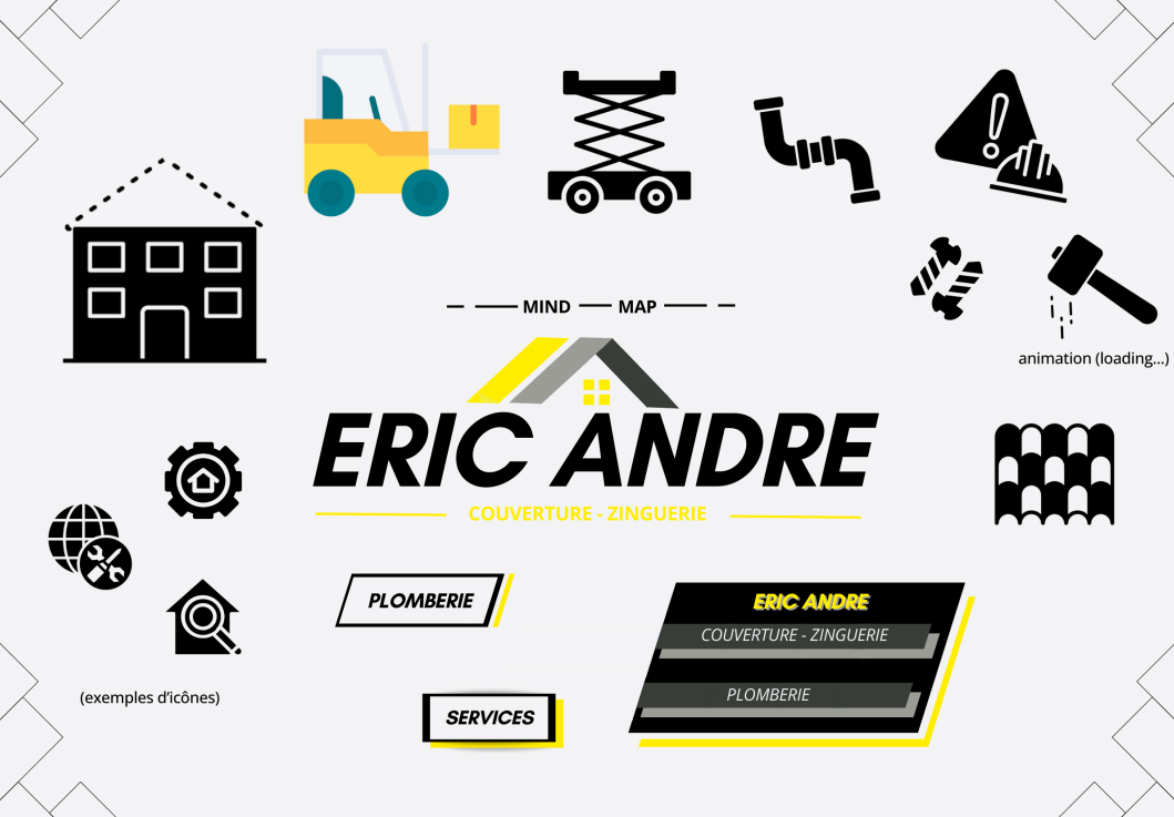 Identité visuelle "Eric Andre"