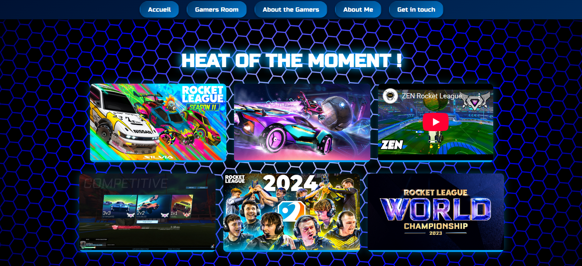 Rocket League Website